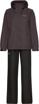 Carlene W Awg Rain Set W-Pro 10000 Outerwear Rainwear Rain Pants Brun Weather Report*Betinget Tilbud