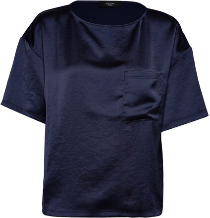 Vetro T-shirts & Tops Short-sleeved Marineblå Weekend Max Mara*Betinget Tilbud