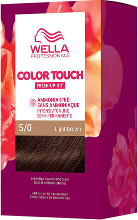 Wella Professionals Color Touch Pure Naturals Light Brown 5/0 130 Ml Beauty Women Hair Care Color Treatments Brown Wella Professionals