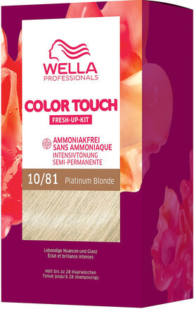 Wella Professionals Color Touch Rich Natural Platinum Blonde 10/81 130 Ml Beauty Women Hair Care Color Treatments Nude Wella Professionals