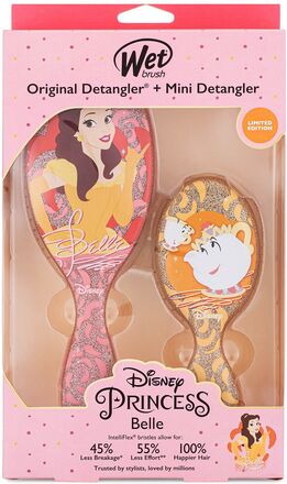 Disney Princess Kit Detangler + Mini Belle Accessories Hair Accessories Hairbrush Multi/patterned Wetbrush