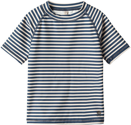 Swim T-Shirt S/S Jackie Swimwear Uv Clothing Uv Tops Blue Wheat