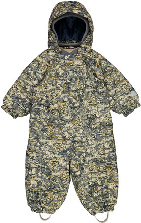 Snowsuit Adi Tech Outerwear Coveralls Snow-ski Coveralls & Sets Multi/patterned Wheat