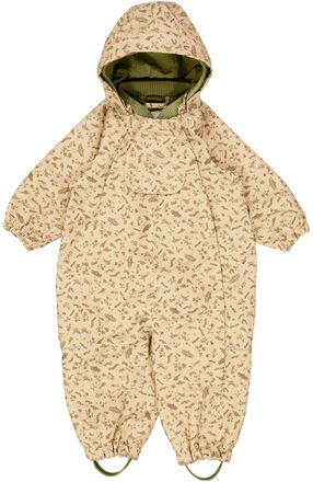 Outdoor Suit Olly Tech Outerwear Coveralls Shell Coveralls Beige Wheat