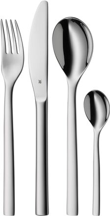 Nuova 4 Dele Blankt Bestiksæt Home Tableware Cutlery Cutlery Set Silver WMF