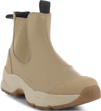 Siri Waterproof Shoes Chelsea Boots Beige WODEN*Betinget Tilbud