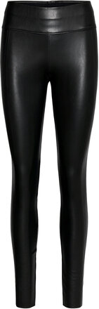 Edie Leggings Bottoms Trousers Leather Leggings-Bukser Black Wolford
