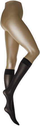 Velvet De Luxe 50 Knee Highs Lingerie Socks Knee High Socks Black Wolford