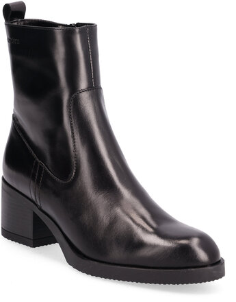 Jeda Shoes Boots Ankle Boots Ankle Boot - Heel Svart Wonders*Betinget Tilbud