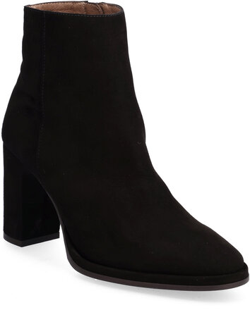 Ostro Shoes Boots Ankle Boots Ankle Boot - Heel Svart Wonders*Betinget Tilbud