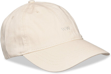 Low Profile Twill Cap Accessories Headwear Caps Creme Wood Wood*Betinget Tilbud