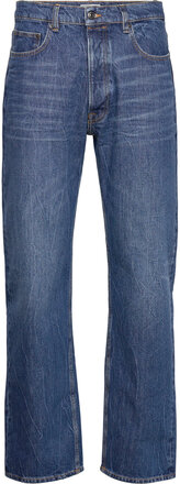 Al Rigid Denim Straight Fit Designers Jeans Regular Blue Wood Wood