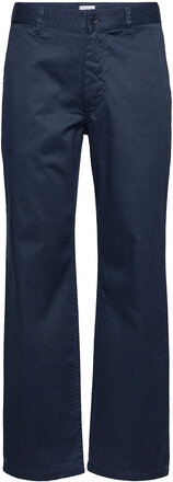 Stefan Classic Trousers Designers Trousers Chinos Navy Wood Wood