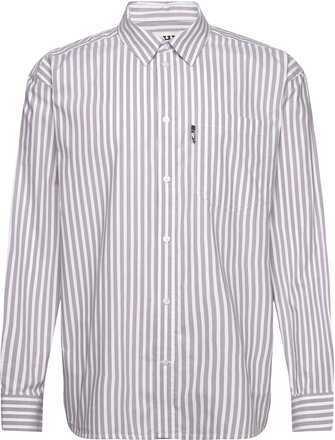 Day Striped Shirt Gots Tops Shirts Casual Grey Double A By Wood Wood