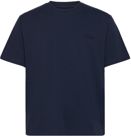 Wbbaine Base Tee Designers T-shirts Short-sleeved Navy Woodbird