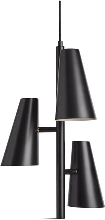 Cono Pendant W/ 3 Shades Home Lighting Lamps Ceiling Lamps Pendant Lamps Black WOUD