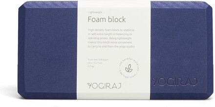 Yogablock - Yogiraj Sport Sports Equipment Yoga Equipment Yoga Blocks And Straps Blue Yogiraj
