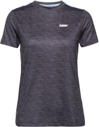 Zerv Tampa Women T-Shirt T-shirts & Tops Short-sleeved Grå Zerv*Betinget Tilbud