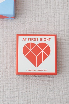 Gina Tricot - New mags first sight tangram puzzle - coffee table books - Red - ONESIZE - Female