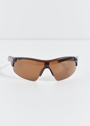 Gina Tricot - Sporty sunglasses - Solbriller - Brown - ONESIZE - Female