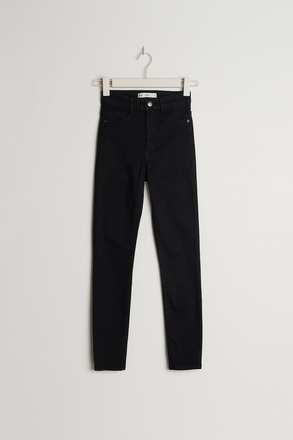 Gina Tricot - Molly petite high w jeans - highwaist jeans - Black - XXS - Female