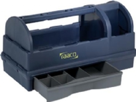RAACO Værktøjskasse Open toolbox med 3 rum og skuffe H:230mmxB:476mmxD:228mm