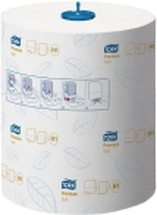 Håndklæderuller Tork H1 Matic® Soft Premium 2-lag 100m hvid - (6 ruller pr. karton)