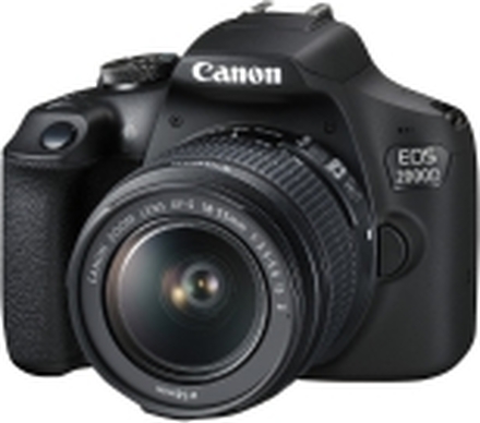 Canon EOS 2000D - Digitalkamera - SLR - 24.1 MP - APS-C - 1080 p / 30 fps - 3optisk x-zoom EF-S 18-55 mm III-linse - Wi-Fi, NFC