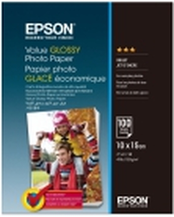 Epson Value - Blank - 100 x 150 mm - 183 g/m² - 100 ark fotopapir - for Epson L382, L386, L486 Expression Home HD XP-15000 Expression Premium XP-900
