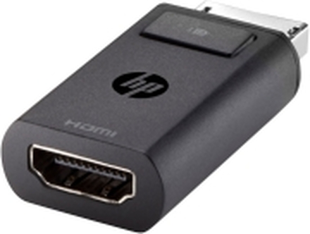HP DisplayPort to HDMI Adapter - Video adapter - DisplayPort hann til HDMI hunn - for EliteBook 8770 ProBook 64X G4, 650 G5 ZBook 14 G2, 14u G4, 15 G2, 15u G2, 15u G4, 17 G3