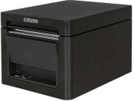 Citizen CT-E351 - Kvitteringsskriver - tofarget (monokrom) - direktetermisk - Rull (8 cm), Rull (5,8 cm) - 203 dpi - inntil 250 mm/sek - USB, LAN - kutter - svart