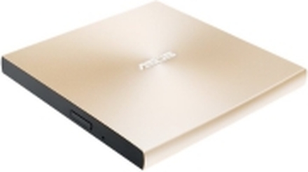 ASUS ZenDrive U9M SDRW-08U9M-U - Platestasjon - DVD±RW (±R DL) - 8x/8x - USB 2.0 - ekstern - gull