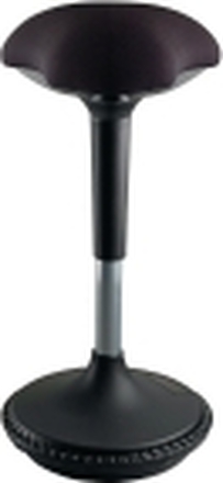 Kontorstol Unilux MOOVE - ergonomisk ståstol sort/stål