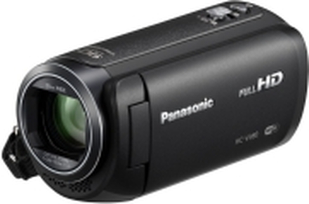 Panasonic HC-V380 - Videoopptaker - 1080 p / 50 fps - 2.51 MP - 50optisk x-zoom - flashkort - Wi-Fi - svart