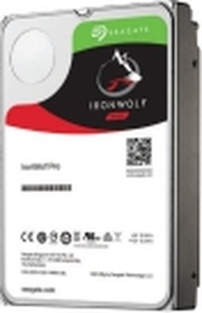 Seagate IronWolf Pro ST4000NE001 - Harddisk - 4 TB - intern - 3.5 - SATA 6Gb/s - 7200 rpm - buffer: 256 MB - med 2-års Rescue Data Recovery Service Plan