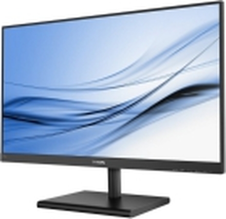 Philips E-line 275E1S - LED-skjerm - 27 - 2560 x 1440 QHD @ 75 Hz - IPS - 250 cd/m² - 1000:1 - 4 ms - HDMI, VGA, DisplayPort - teksturert svart