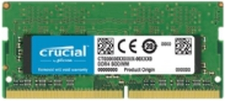 Crucial - DDR4 - modul - 32 GB - SO DIMM 260-pin - 3200 MHz / PC4-25600 - CL22 - 1.2 V - ikke-bufret - ikke-ECC