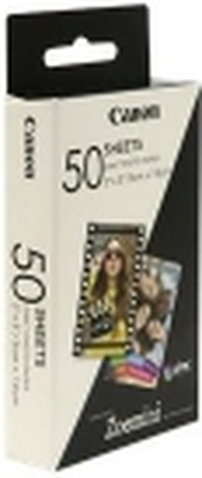 Canon ZINK - Selv-adhesiv - 50 x 76 mm 50 ark fotopapir - for Canon Zoemini ivy CLIQ+2, CLIQ2 Zoemini C, S, S2