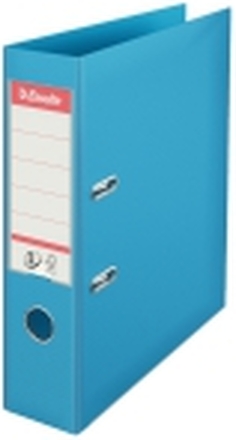 Brevordner Esselte No.1 Power lysblå A4 bred