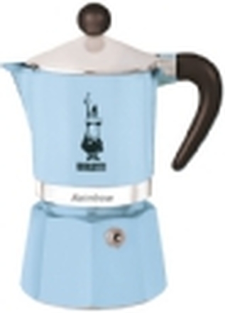 Bialetti Rainbow, 0,13 l, Aluminium, Termoplast, Blå, 170 mm, 7,2 cm