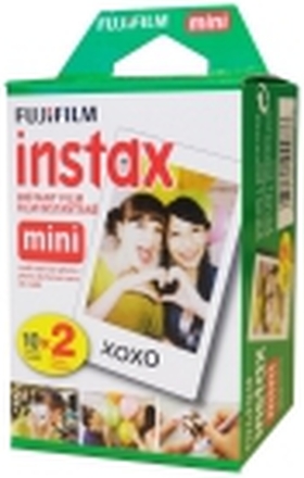 Fujifilm Instax Mini - Hurtigvirkende fargefilm - instax mini - ISO 800 - 10 eksponeringer - 2 kassetter