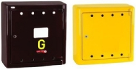 Weba Wall gas box 600x600x250 straight brown with plastic KEN (06-30-0600-52)