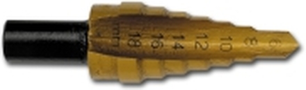 IRWIN 10502853, Drill, Trinn Borekrone, 2,2 cm, Blad metall, Sylindrisk Skaft