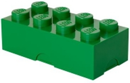 LEGO Lunch Box 8 - Matlagringsbeholder - mørk grønn
