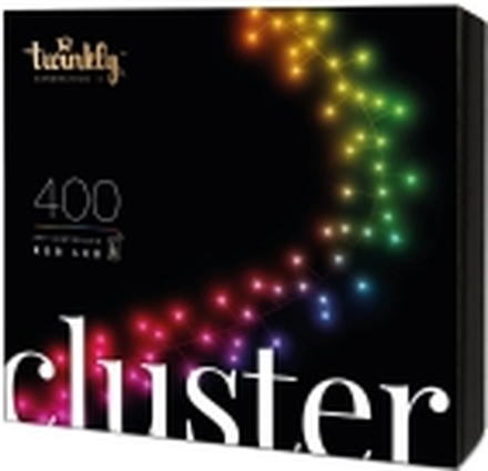 Twinkly Cluster 400 Multicolor RGB LED-er - 6 meter/400 lys