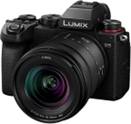 Panasonic Lumix DC-S5K - Digitalkamera - speilløst - 24.2 MP - Full Frame - 4K / 60 fps - 3optisk x-zoom 20-60mm F3.5-5.6 lens - Wi-Fi, Bluetooth - svart