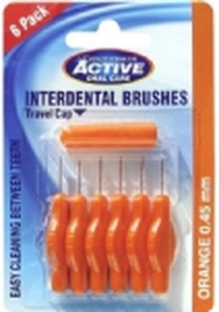 Active Oral Care Active Oral Care Interdental rengjøringsmidler 0,45 mm 6 stk.