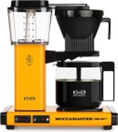 Moccamaster KBG Select Yellow Pepper, Kaffebrygger (drypp), 1,25 l, Malt kaffe, 1520 W, Sort, Gult