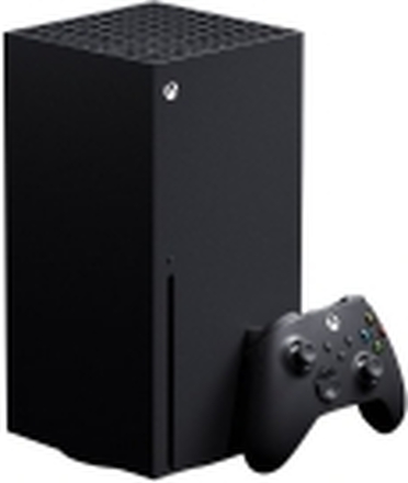 Microsoft® Xbox Series X | Spelkonsol - HDMI® 2.1 - | 4K @ 120 (2160p) / 8K @ 60 (4320p) | - 1TB SSD NVme - Wi-Fi / LAN - Svart | Inkluderar 1 x Xbox trådlös handkontroll (svart)