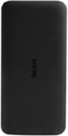 Xiaomi Redmi - Strømbank - 10000 mAh - 37 Wh - 10 watt - 2.6 A - Fast Charge - 2 utgangskontakter (USB) - svart